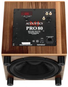 Домашний сабвуфер MJ Acoustics Pro 80 MkI Walnut