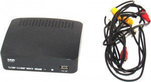 ТВ-приставка BBK SMP125HDT2 после сервиса, некомплект - нет пульта