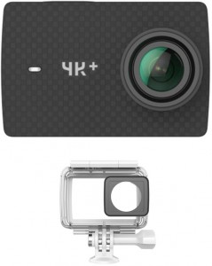 Экшн-камера YI 4K Plus Black + чехол