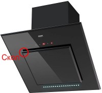 Вытяжка Kronasteel LINA 600 4P-S Black  дефект - скол на маленькой крышке