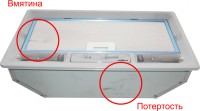 Вытяжка Elica ELIBLOC 9 LX SILVER F/60 дефект - вмятина на фильтре, потертости