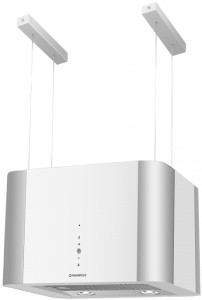 Вытяжка Maunfeld Box Isla 45 Inox white glass