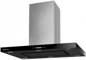 Вытяжка Maunfeld Harbour Isla 90 Inox black glass