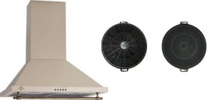 Вытяжка MBS Magnolia 160 Ivory + Угольный фильтр MBS F-015