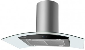 Вытяжка Maunfeld Ancona PlusA Isla 90 Inox black glass