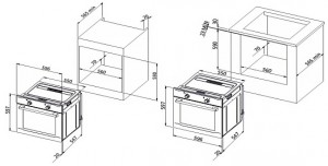 Электрический духовой шкаф Korting OKB 771 CFX Crystal