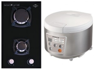 Варочная поверхность MBS PG-302BL + Мультиварка Polaris PMC 0350AD