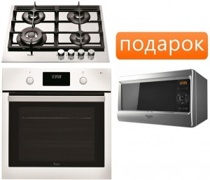 Независимый комплект встраиваемой техники Whirlpool GOA 6425/WH + AKP 745 WH + Микроволновая печь Hotpoint-ariston MWHA 2422 MS