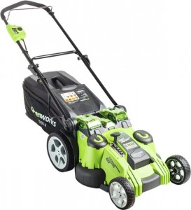 Газонокосилка GreenWorks 40V G40LM49DB TwinForce