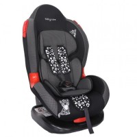 Детское автокресло Baby Care BC-02LUX Леопардик Карбон серый