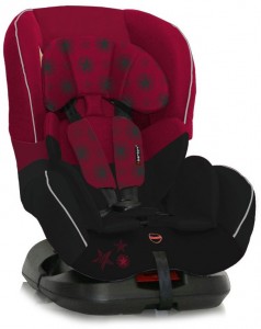 Детское автокресло Bertoni Concord Black red stars