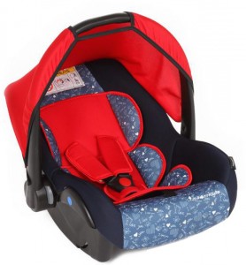 Детское автокресло Leader Kids Voyage Blue red Love