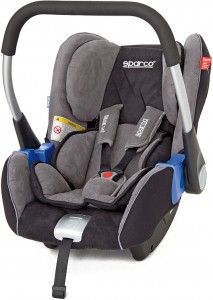 Детское автокресло Sparco F300i-GY Black Grey