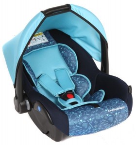 Детское автокресло Leader Kids Voyage Blue turquoise Love