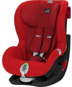 Детское автокресло Britax Romer King II LS Black Series Flame red