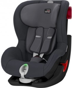 Детское автокресло Britax Romer King II LS Black Series Storm Grey