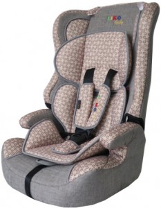 Детское автокресло Liko Baby LB 513C Grey beige print