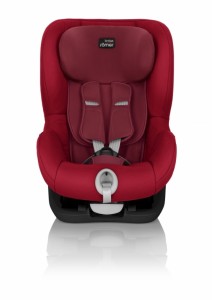 Детское автокресло Britax Romer King II Black Series Flame Red Trendline