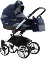 Универсальная коляска ARO Forte W18 Dark blue dark grey