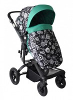 Универсальная коляска BabyHit Smart 2 в 1 Black green