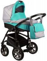 Универсальная коляска Marimex Galant 3в1 Grey green