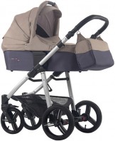 Универсальная коляска Bebetto Nico Plus (2 в 1) Light brown dark grey