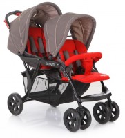 Прогулочная коляска Baby Care Tandem Red