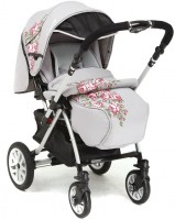 Прогулочная коляска Capella S-803 WF Air Сибирь 2016 Light grey roses