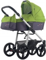 Универсальная коляска Bebetto Nico Plus (2 в 1) Green dark grey