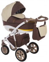 Универсальная коляска Ifratti Fabio 2 в 1 Beige yellow ecru