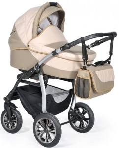 Универсальная коляска Slaro Charlotte 3 в 1 09 Beige brown