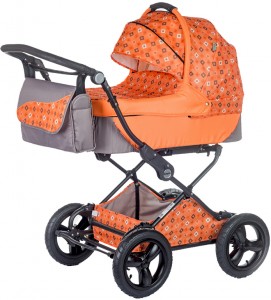 Универсальная коляска BabyHit Evenly Plus 2 в 1 Orange