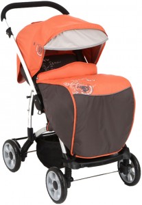 Прогулочная коляска Glory Comfort 2016G Orange grey дефект