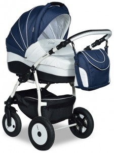 Универсальная коляска Indigo Zippy 3 в 1 32 White blue