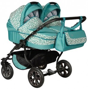 Универсальная коляска Slaro Charlotte duo 20 Turquoise