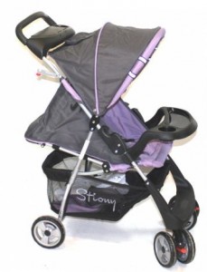 Прогулочная коляска Stiony К9-9F Lilac gray