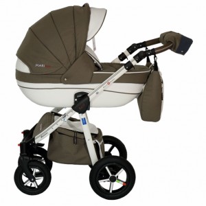 Универсальная коляска Bello Babies Mari eco plus 3 в 1 4 Brown white