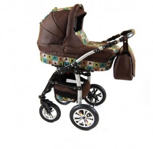 Универсальная коляска Smile Line Indiana 3 в 1 06 Brown multicolor