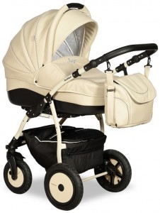 Универсальная коляска Indigo S F 3 в 1 Кожа 02 Beige