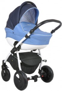 Универсальная коляска Tutis Zippy Orbit 065БР 3 в 1 Dark blue light blue white