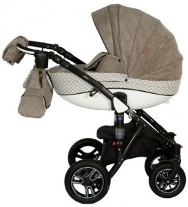 Универсальная коляска Bello Babies Carlo 3 в 1 14 Dark beige cell