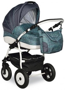 Универсальная коляска Indigo 2 в 1 Color 49 Dark blue green