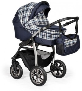 Универсальная коляска Slaro Charlotte 2 в 1 03 Dark blue