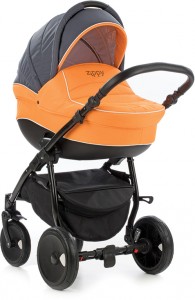 Универсальная коляска Tutis Zippy Orbit 055ЧР 2 в 1 Anthracite orange