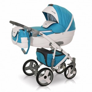 Универсальная коляска Bello Babies Pico 2 в 1 5 Blue white