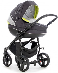 Универсальная коляска Tutis Mimi Plus 2 в 1 Anthracite lime