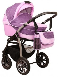 Универсальная коляска Slaro Charlotte 2 в 1 06 Pink