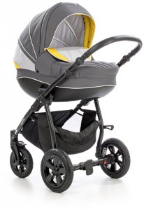 Универсальная коляска Tutis Mimi Plus 2 в 1 Dark gray mustard