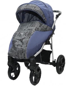 Прогулочная коляска Bebetto Filippo MIA15/SZA Blue grey