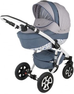 Универсальная коляска Adamex Barletta Dream collection 3 в 1 Grey blue